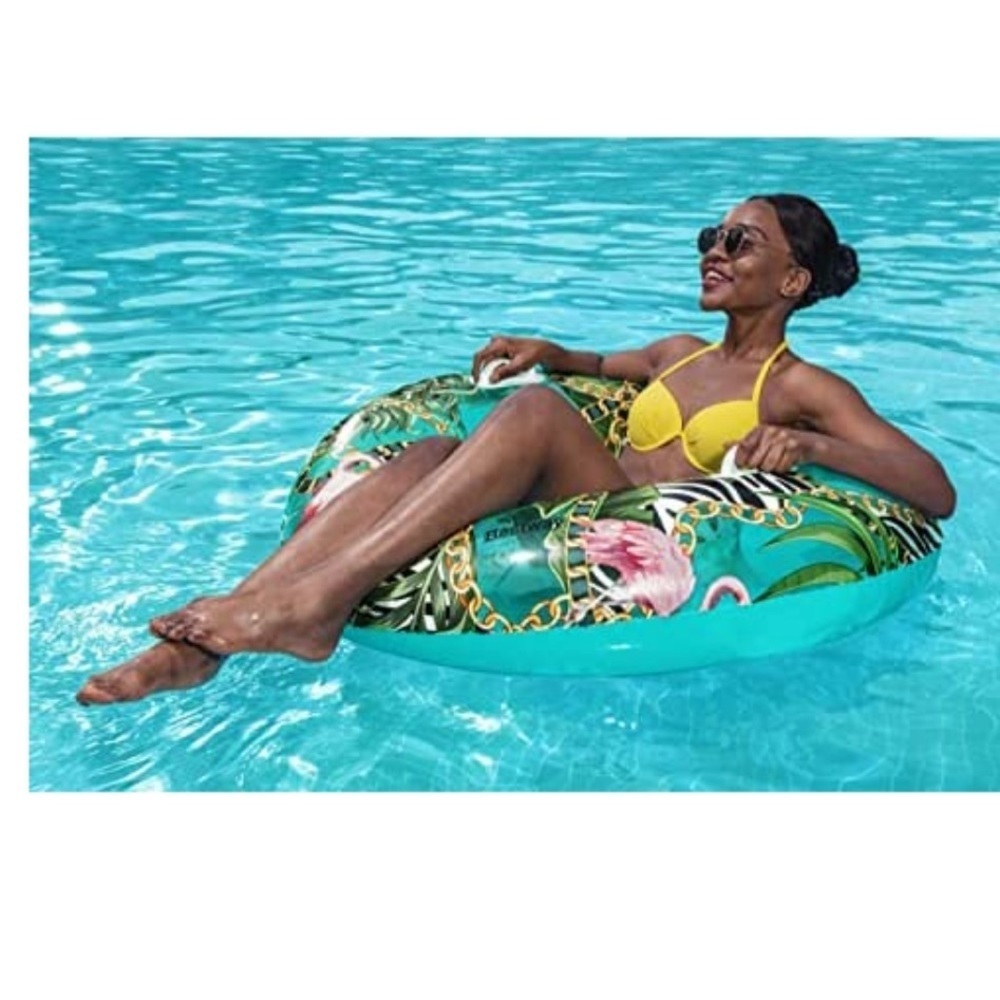 NWT one swim ring H2Go 45’x45’ Floral Fantasy